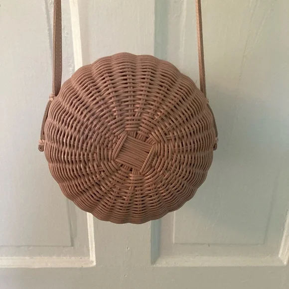 NWOT - Ulla Johnson Blush Rattan Bag - Picture 9 of 10